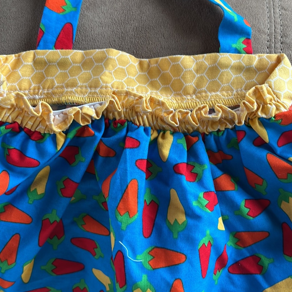 Ricrac & Ruffles Girl’s Halter and Ruffle Shorts - Picture 6 of 6